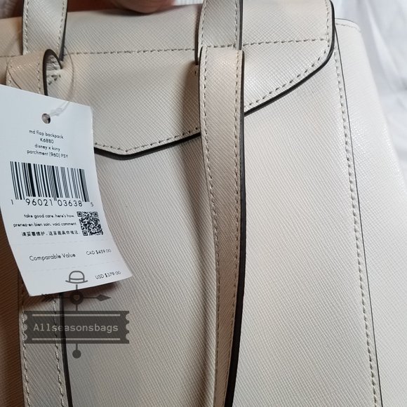 AUTHENTIC DISNEY KATE SPADE NEW YORK TIGGER MEDIUM FLAP BACKPACK K6880 NWT $379 - Picture 7 of 7